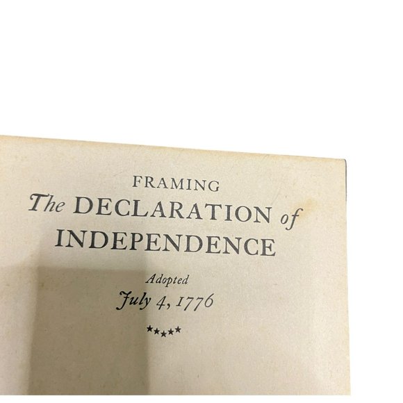 Framing the Declaration of Independence John Hancock Life Insurance Booklet - Picture 4 of 4